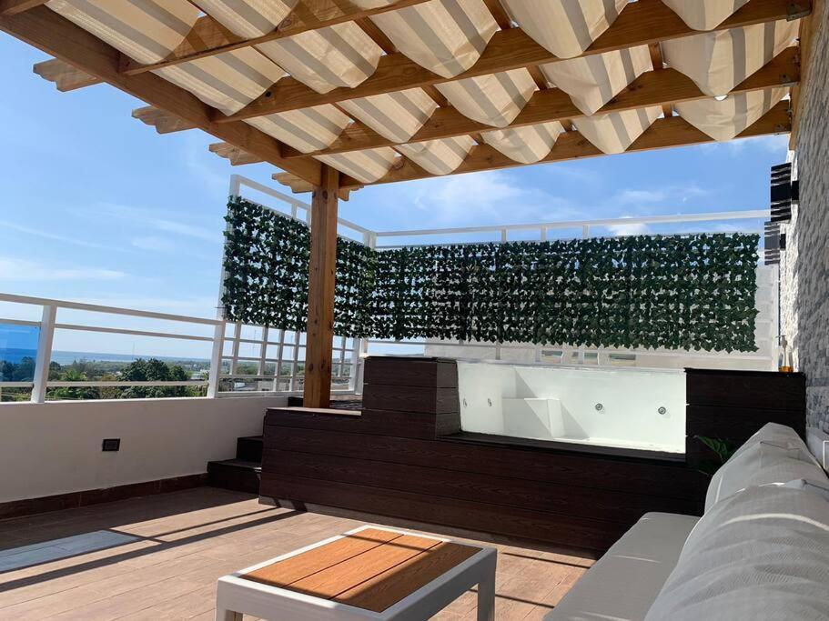 Apart. Bbq, Jacuzzi Y Vista Al Mar, 4Hb/Ac. Apartment Barahona Exterior foto