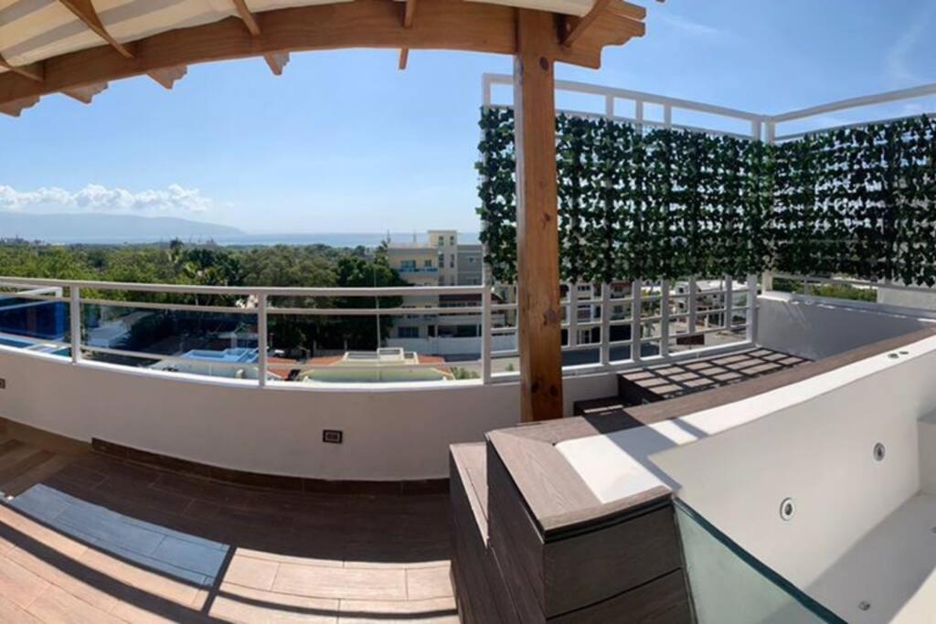 Apart. Bbq, Jacuzzi Y Vista Al Mar, 4Hb/Ac. Apartment Barahona Exterior foto